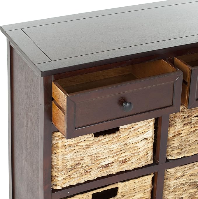 SAFAVIEH American Homes Collection Herman Vintage Grey Storage Unit - Image 7