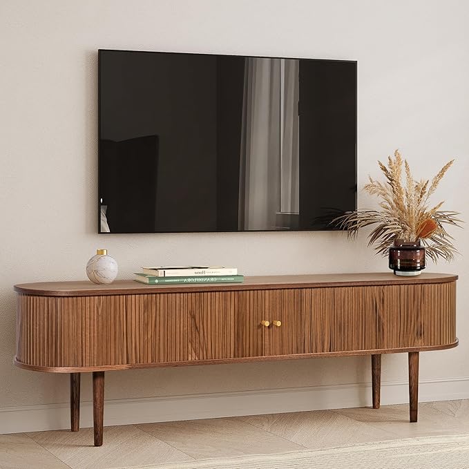WERMO 71’’ TV Stand with Storage and Shelves by WERMO