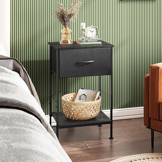 WLIVE Night Stand Set 2, Nightstand Set of 2 - Image 7