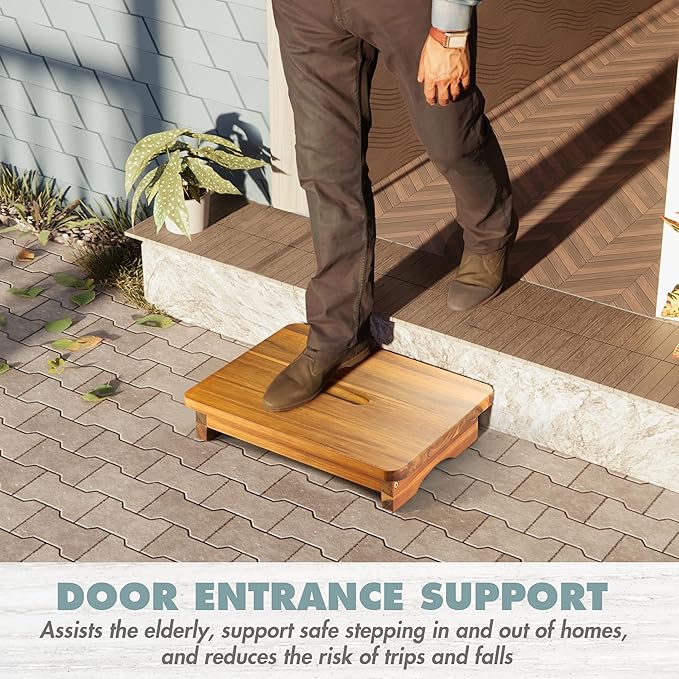 Wooden Step Stool, 3.5'' One Step Stool - Image 7