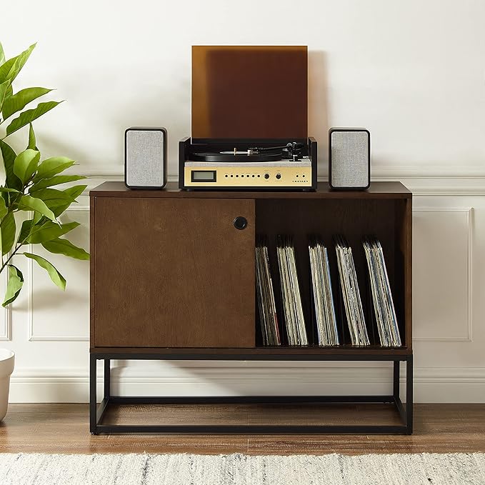 Crosley Furniture Byron Media Console and Record Player Stand - Image 10
