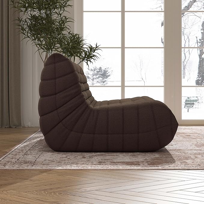 Bean Bag Chair, Loveseat Fireside Chair Bean Bag Sofa Large Bean Bag Chair - Image 7
