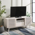 SAFAVIEH ESMA TV Stand for up to 60" Flatscreen – Bleached White, Low Sideboard by SAFAVIEH