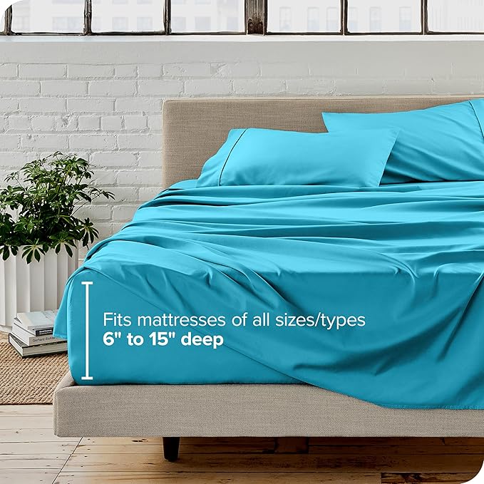 Bare Home Split Head Flex King Sheet Set - Image 6