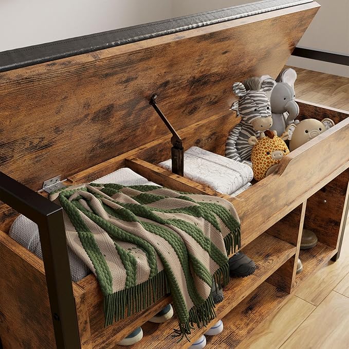 IRONCK Shoe Storage Bench, Entryway Bench - Image 7