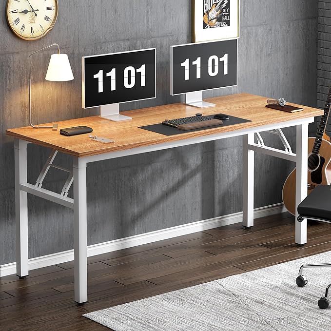 Need Folding Desk, 54 inch Large Computer Desk - Image 4