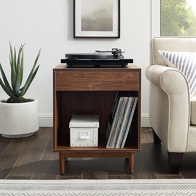 Crosley Furniture Liam End Table and Record Player Stand - Image 8