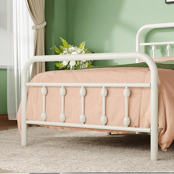 Allewie 14 Inches Twin Size Metal Platform Bed Frame - Image 5