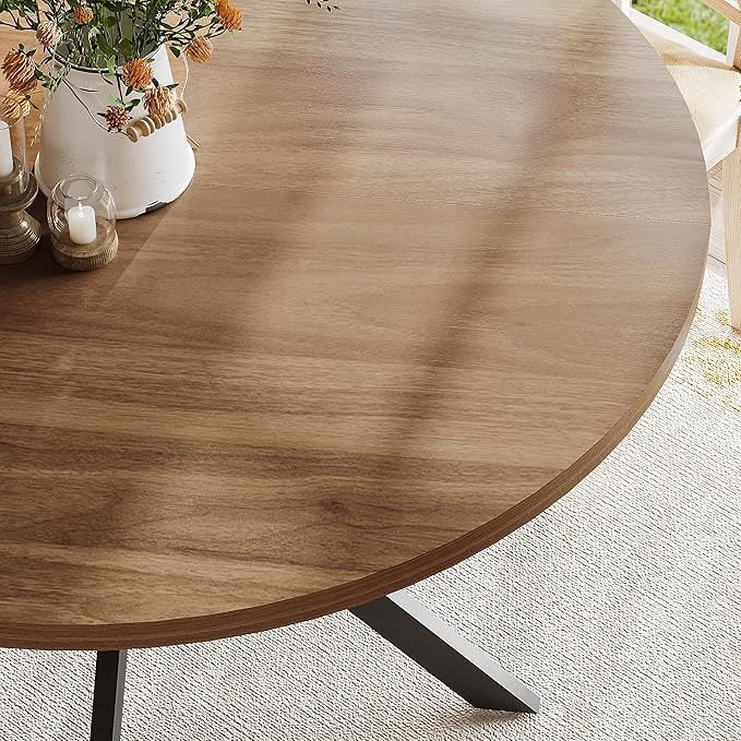 ChooChoo 47.2 Inch Round Dining Table - Image 6