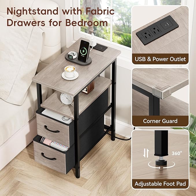 Vagusicc Set of 2 Nightstand - Image 6