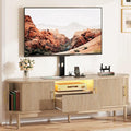 YITAHOME Fluted TV Stands for Living Room by YITAHOME