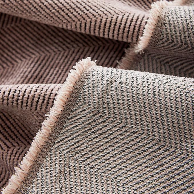 STACYPIK Thick Pink Geometric Sofa Covers - Image 7