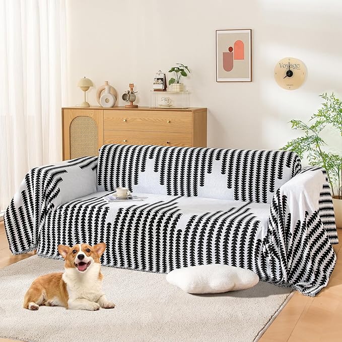 Boho Sofa Cover, Couch Covers for 3 Cushion Couch Sofa Pet Friendly, Sofa Cover by COHOLYTY