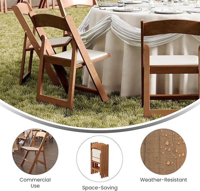 Flash Furniture Hercules Folding Resin– 2 Pack 800LB Weight Capacity Event Chair - Image 5