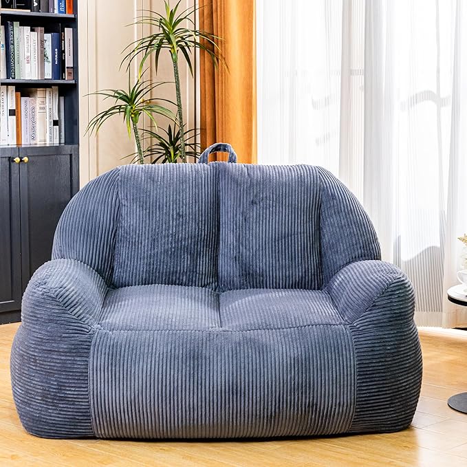 Giant Bean Bag Chair, Faux Fur Bean Bag Chairs - Image 3