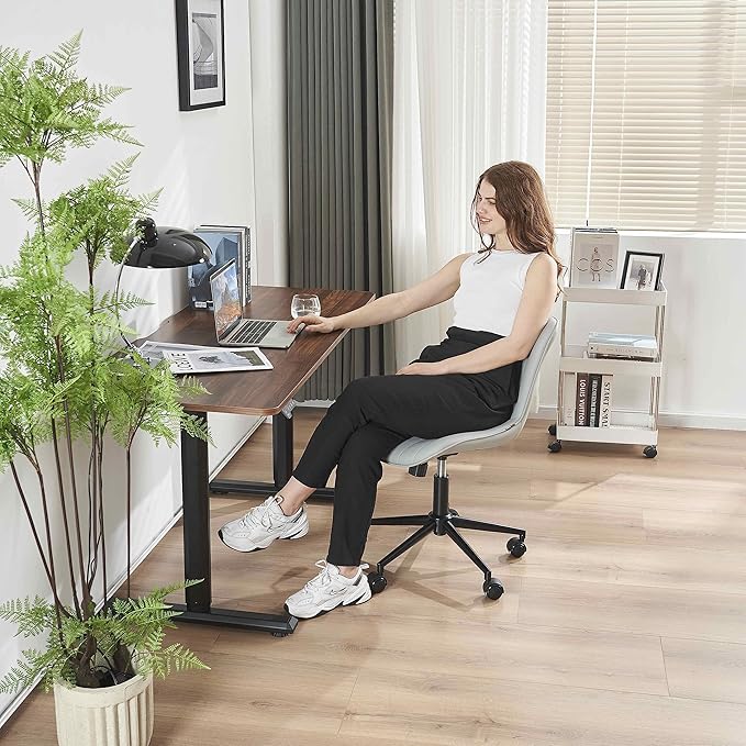 YOUNIKE Grey Home Office Desk Chair - Image 8