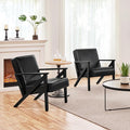 Yaheetech Accent Chair, PU Leather Reading Chair, Mid Century Modern Arm Chair by Yaheetech