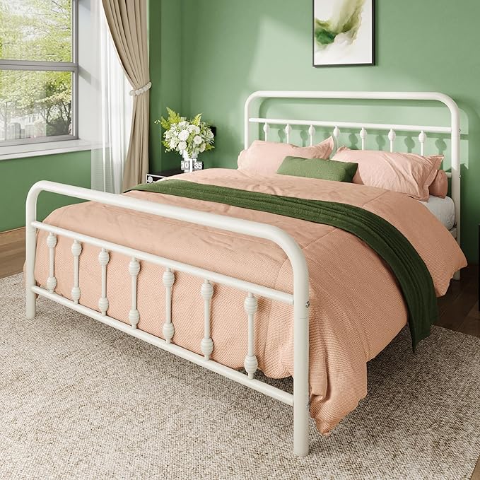 Allewie 14 Inches Full Size Metal Platform Bed Frame - Image 3
