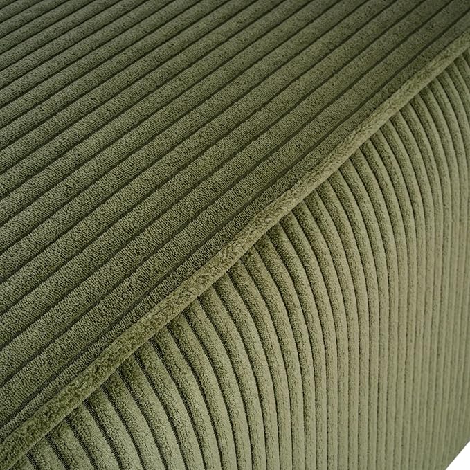 Christopher Knight Home Kyle Corduroy Woven Upholstery Square Ottoman, Living - Image 5