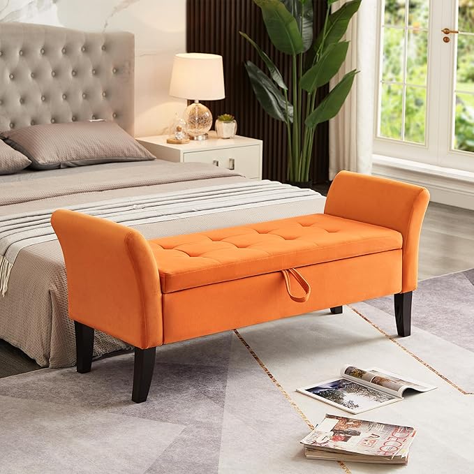 Furniliving 51 Inch Storage Bench by FurnilivingFurnitureforHome