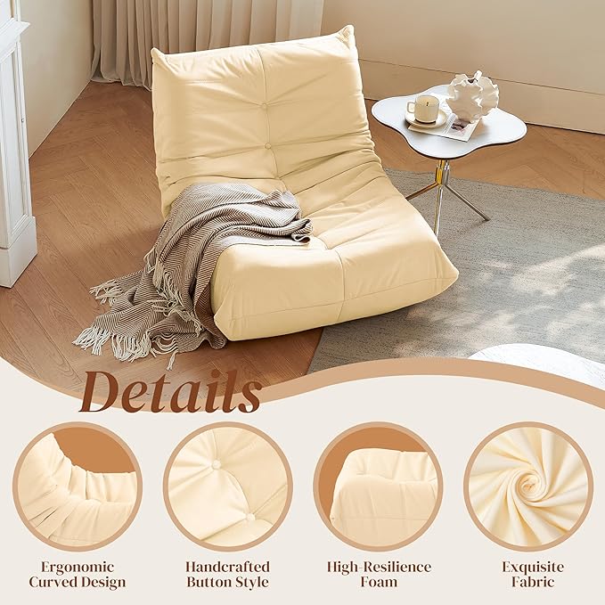 Bean Bag Chair, Fireside Chair Bean Bag Sofa - Image 3