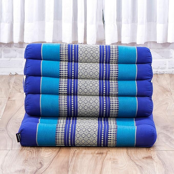 Leewadee 1-Fold Mat with Triangle Cushion – Comfortable TV Pillow, Foldable - Image 4