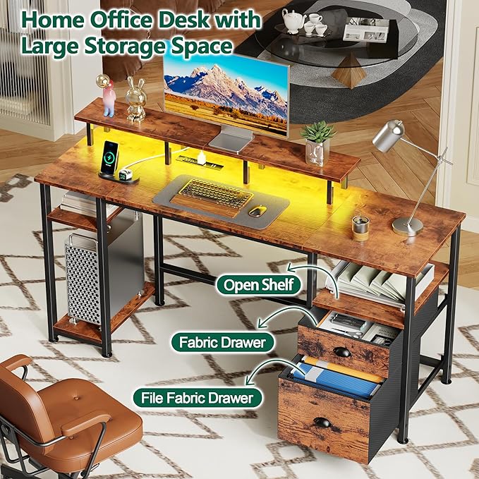 Furologee 61" Computer Desk - Image 5