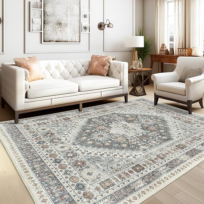 zesthome 6x9 Area Rug, Super Soft Washable Rugs - Image 3