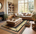Homespice Gloucester Jute Black 4x6' Braided Area Rug by Homespice