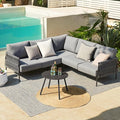 EAST OAK Life Chatter Patio Furniture Set, Outdoor Furniture Corner Sofa Set by EASTOAK