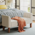 Awonde Storage Bench for Bedroom End of Bed Button Tufted Upholstered Bench by YongchuangInternational