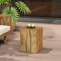 Christopher Knight Home Bard 18" Square Living Room Side Table, Wood-Like by ChristopherKnightHome
