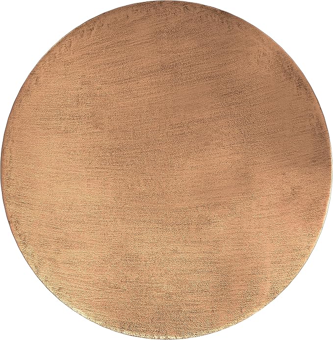 SIMPLIHOME Johnsen 30-inch Wide Metal Drum Coffee Table in Antique Copper - Image 7