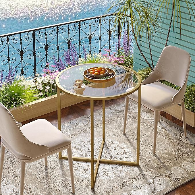 SAYGOER Small Round Dining Table - Image 6