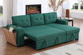 Ball & Cast Sectional Sleeper Sofa Bed, L-Shape Pull Out Couch, 4 in 1 Pull-Out by BallCast