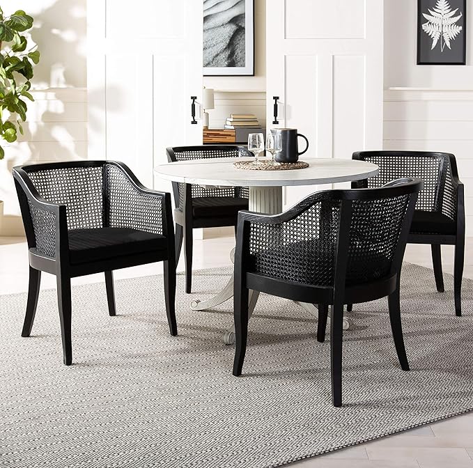 Safavieh Home Forest Traditional Antique White Drop Leaf Dining Table - Image 10