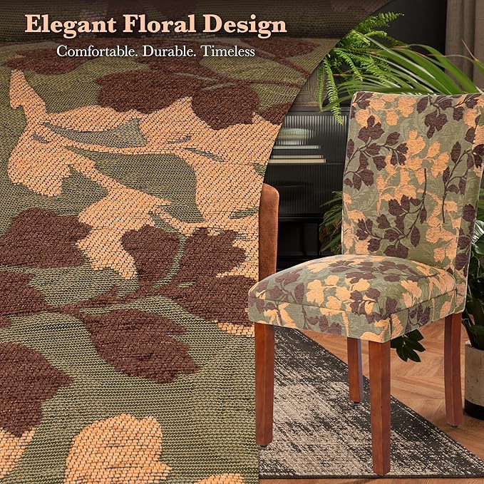 Homepop Home Decor | K1136-F975 | Classic Upholstered Parsons Dining Chair | - Image 4