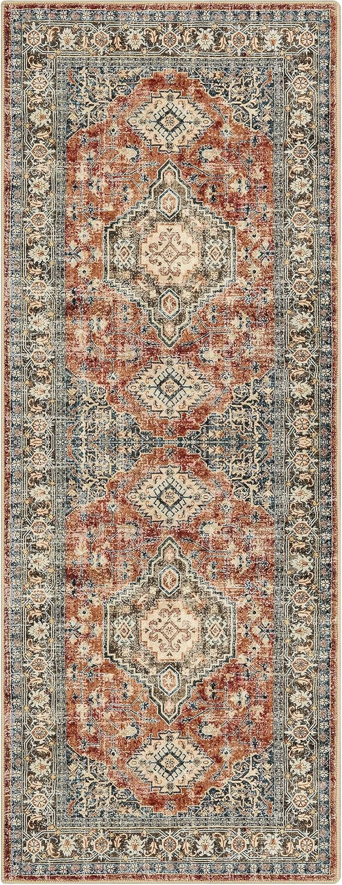 Lahome Oriental Washable Kitchen Runner Rug, 2x6 Carpet Runners - Image 6