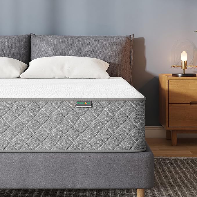 Mattress Double Mattress, 10 Inch Hybrid Memory Foam Firm Full Size Mattres by PurrJoys