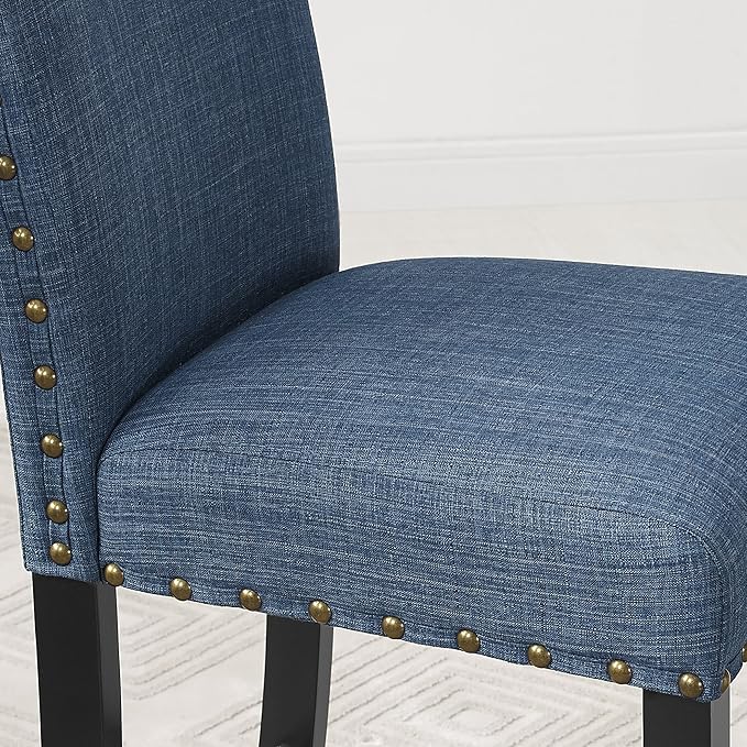 Roundhill Furniture Biony Fabric Bar Stools - Image 3