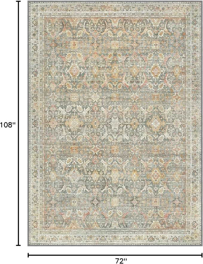 6X9 Area Rugs Machine Washable Rugs - Image 2