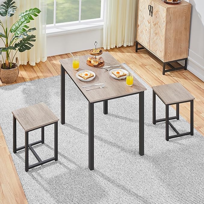 Yaheetech 3 Piece Dining Table Set - Image 5