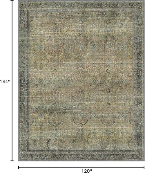 10X12 Area Rugs Machine Washable Rugs - Image 2