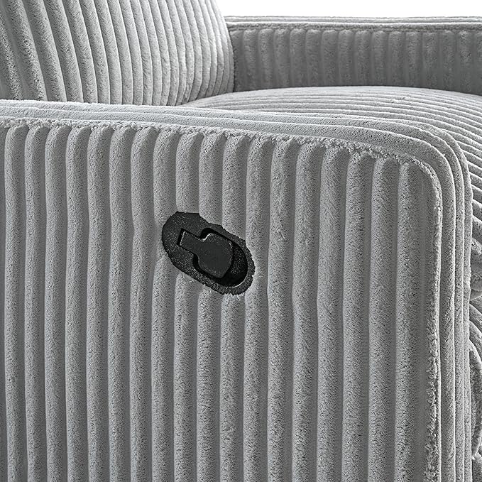 Oxford Baby Uptown Upholstered Swivel Glider and Recliner Nursery Chair - Image 7