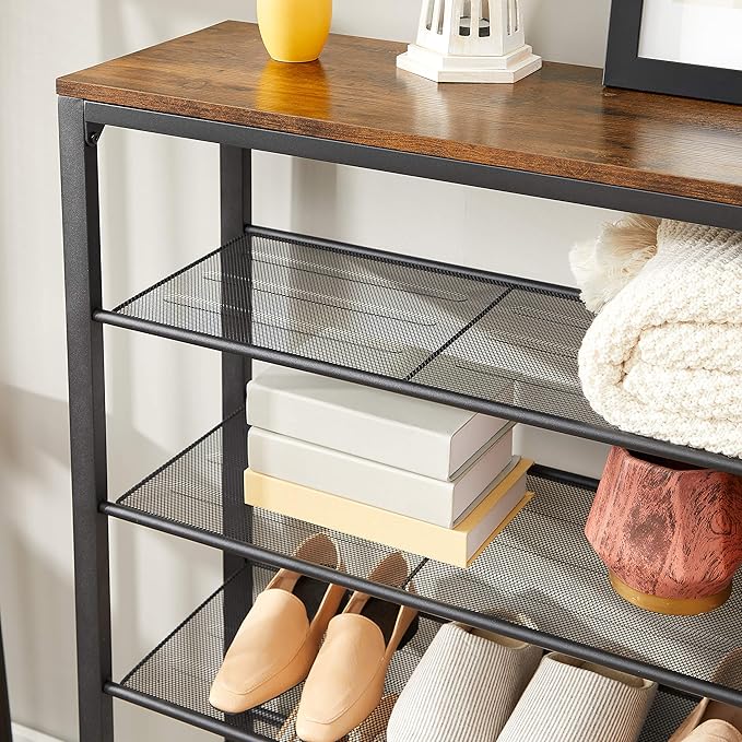 VASAGLE 6-Tier Shoe Rack, Shoe Organizer - Image 7