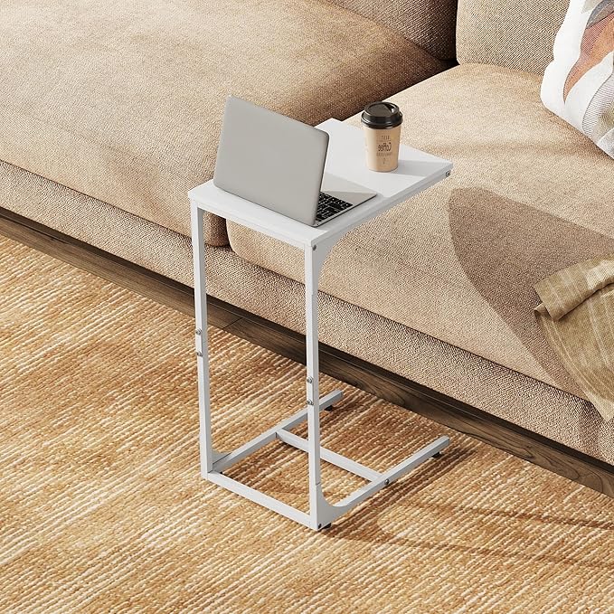 WLIVE C-Shaped End Table Set of 2, Small Couch Side Tables - Image 2