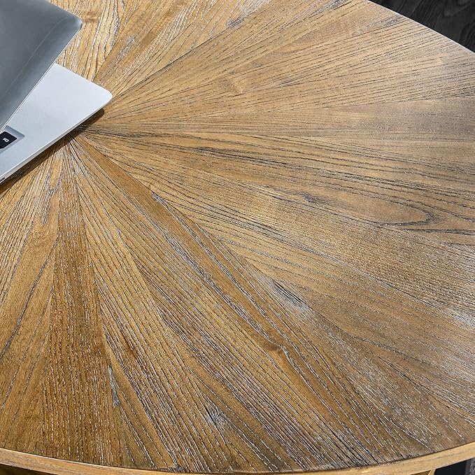 Solid Wood Oval Coffee Table - Image 7