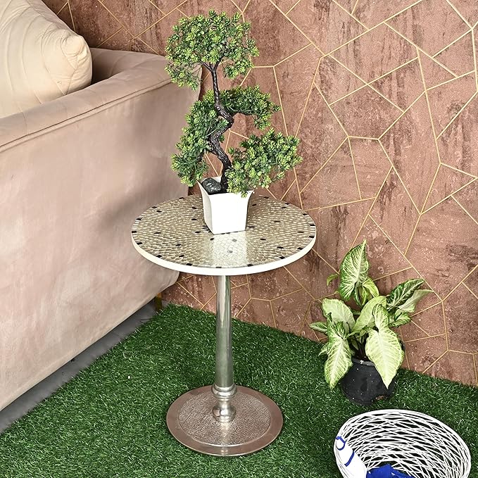 CLEENTABLE Mosaic Round End Table - Image 5