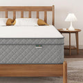 Queen Mattress, 12 Inch Cooling-Gel Memory Foam and Pocket Spring Hybrid by PurrJoys