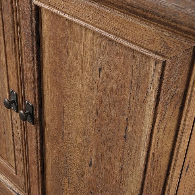 Sauder Palladia Library with Doors/Book Shelf, L: 29.37" x W: 13.90" x H: 71.85" - Image 9